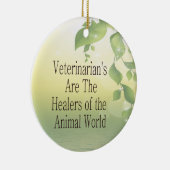 Dierenartsen Keramisch Ornament (Rechts)