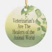 Dierenartsen Keramisch Ornament (Voorkant)