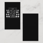 Dierenartsen Technicus Foot Print Animal Care Visitekaartje (Voorkant / Achterkant)