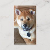 Dierenartsen Voeg uw verticale foto toe Visitekaartje (Voorkant)