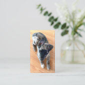 Dierenartsen Voeg uw verticale foto toe Visitekaartje (Staand voorkant)