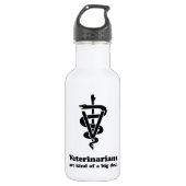Dierenartsen zijn een soort grote deal waterfles  (Voorkant)