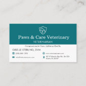 Dierenartsenpraktijk Professioneel Visitekaartje (Voorkant)
