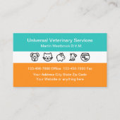 Dierenartsenzorg Visitekaartje (Voorkant)