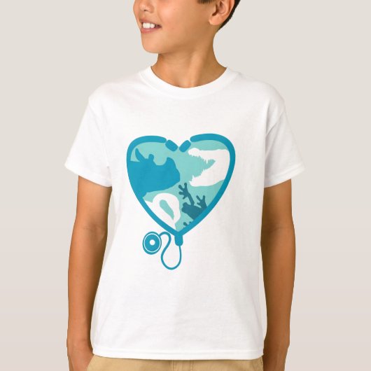 Dierenartsliefde T-shirt (Voorkant)