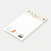 Dierenartszaken Dierenartsenspul en Schattigee Ora Post-it® Notes (Schuin)