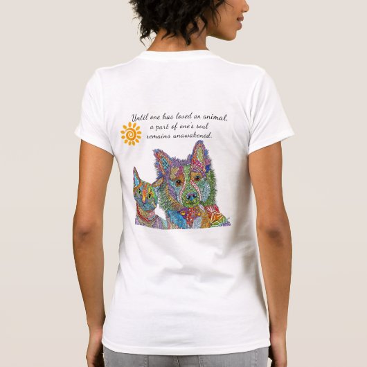 Dierenasiel Adoptie huisdier T-shirt (Achterkant)