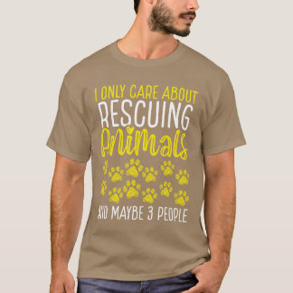 Dierenasiel Dieren Redder Honden Redder vrienden T-shirt