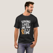 Dierenasiel Red Pet Design Dier Hond en Kat T-shirt (Voorkant volledig)