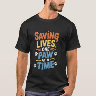 Dierenasiel Save Pet Design voor dier hond en T-shirt