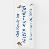 Dierenassortiment Baby shower Spandoek (Verticaal)