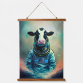 Dierenastronaut Ruimtewandeling, universum, ruimte Hangend Wandkleed (Voorkant)