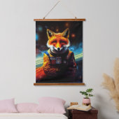 Dierenastronaut Ruimtewandeling, universum, ruimte Hangend Wandkleed (Slaapkamer)