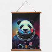 Dierenastronaut Space walk, universum, ruimte, pan Hangend Wandkleed (Voorkant)