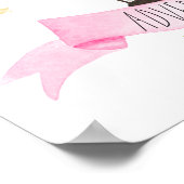 Dierenavontuur met bloemige hete luchtballon wacht poster (Hoek)