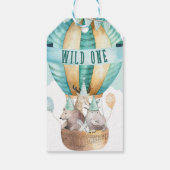 Dierenavontuur Waterverf Boho WILD EEN 1 1e Cadeaulabel (Achterkant)