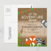 Dierenavontuur | Welkom in de kindergarten Briefkaart (Voorkant / Achterkant)