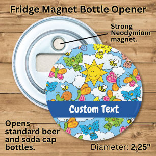 Dierenbaby's Achtergrond Button Flesopener
