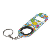 Dierenbaby's Achtergrond Mini Flessenopener (Voorkant Gekanteld)
