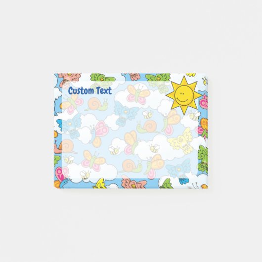Dierenbaby's Achtergrond Post-it® Notes (Voorkant)