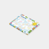 Dierenbaby's Achtergrond Post-it® Notes (Schuin)