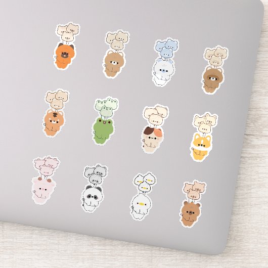 dierenballon sticker (Detail)