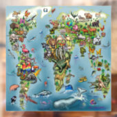 Dierenbedding Raamsticker (Vel 2)