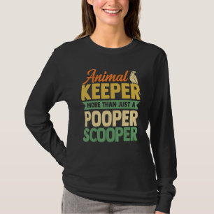 Dierenbediende meer dan alleen een pooper Cooper A T-shirt