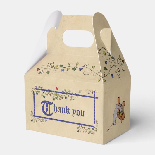 Dierenbedwelmingsdoos Bedankdoosjes (Achterkant)