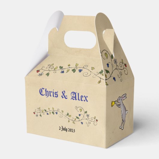 Dierenbedwelmingsdoos Bedankdoosjes (Voorkant Zijde)