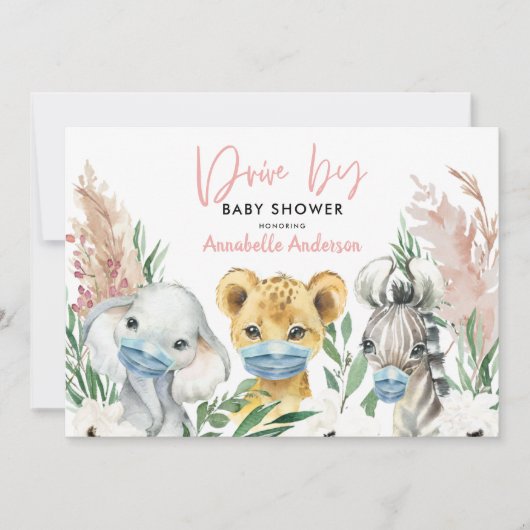 Dierenbedwelmingsmaskers met baby (Voorkant)