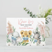 Dierenbedwelmingsmaskers met baby (Staand voorkant)