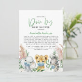 Dierenbedwelmingsmaskers met baby (Staand voorkant)