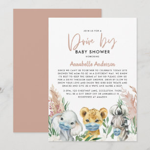 Dierenbedwelmingsmaskers met baby