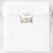 Dierenbedwelmingsmaskers met baby vierkante sticker (Tas)