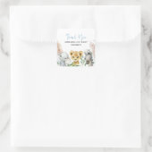 Dierenbedwelmingsmaskers met baby vierkante sticker (Tas)