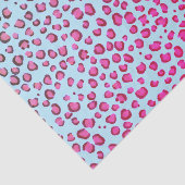 Dierenbeschermheerpatroon Roze Paarse cadeaus Tissuepapier (Detail)