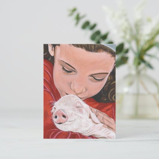 Dierenbescherming Briefkaart (Staand voorkant)