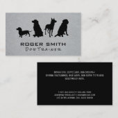 Dierenbescherming | hondentraining visitekaartje (Voorkant / Achterkant)