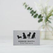 Dierenbescherming | hondentraining visitekaartje (Staand voorkant)