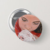 Dierenbescherming Ronde Button 5,7 Cm (Voorkant /achterkant)