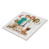 Dierenbescherming Tegeltje (Zijkant)