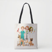 Dierenbescherming Tote Bag (Voorkant)