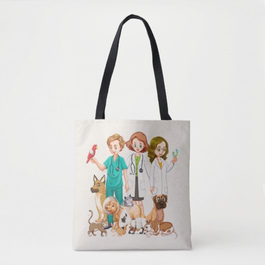 Dierenbescherming Tote Bag (Voorkant)