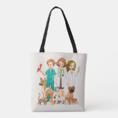Dierenbescherming Tote Bag (Achterkant)