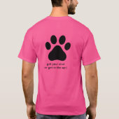 Dierenbeschermingstip T-shirt (Achterkant)