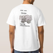 Dierenbevrijding NU!! T-shirt (Achterkant)