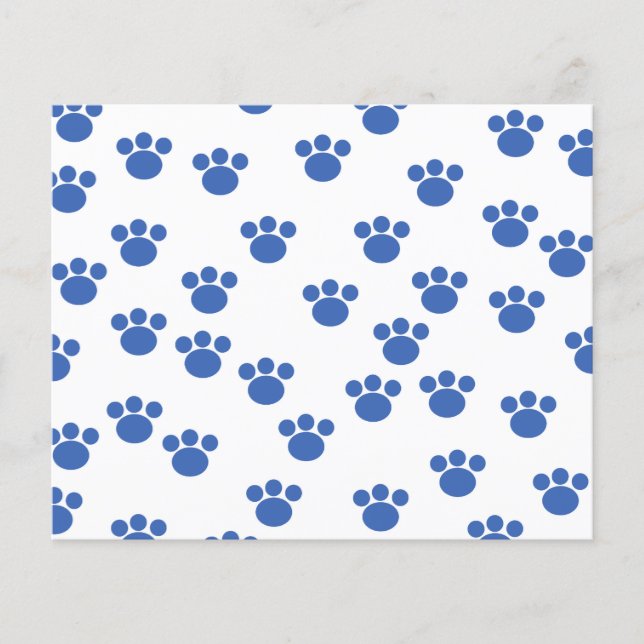 Dierenboek afdrukken. Blauw en wit. (Voorkant)