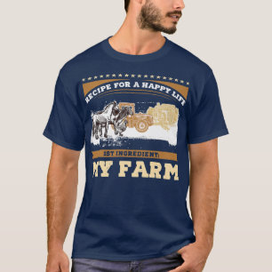 Dierenboer, mijn Boerderij, Ontvang een gelukkig l T-shirt