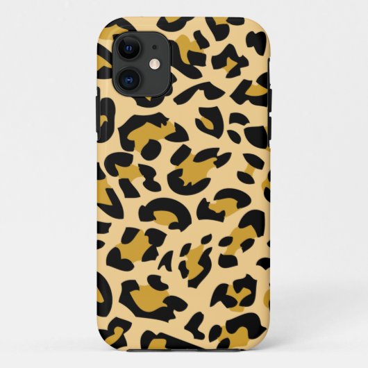 Dierenbont Patroon Iphone 5 Hoes (Achterkant)